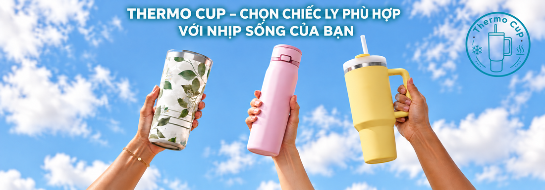 Thermo Cup – Chọn chiếc ly phù hợp với nhịp sống của bạn