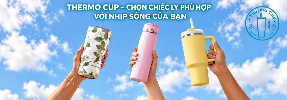 Thermo Cup – Chọn chiếc ly phù hợp với nhịp sống của bạn