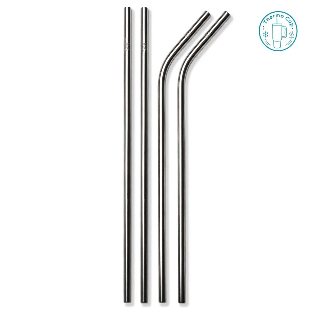 Bộ ống hút inox CupMate gồm ống thẳng và ống cong 4 chiếc PK-CM-INOX4-STD