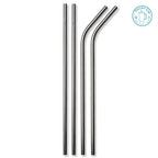 Bộ ống hút inox CupMate gồm ống thẳng và ống cong 4 chiếc PK-CM-INOX4-STD