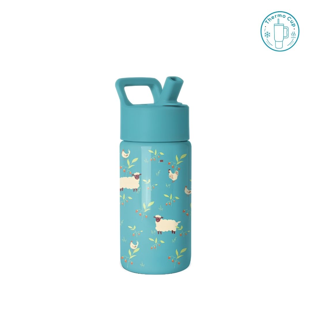 Ly giữ nhiệt cho trẻ em Miso Home họa tiết cừu trắng 400ml/500ml TE-MH-CT-400/TE-MH-CT-500