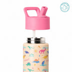 Ly giữ nhiệt cho trẻ em Miso Home họa tiết khủng long sắc màu 400ml/500ml TE-MH-KLSM-400/TE-MH-KLSM-500