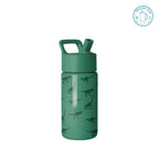 Ly giữ nhiệt cho trẻ em Miso Home họa tiết khủng long xanh 400ml/500ml TE-MH-KLDX-400/TE-MH-KLDX-500