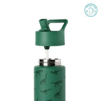Ly giữ nhiệt cho trẻ em Miso Home họa tiết khủng long xanh 400ml/500ml TE-MH-KLDX-400/TE-MH-KLDX-500