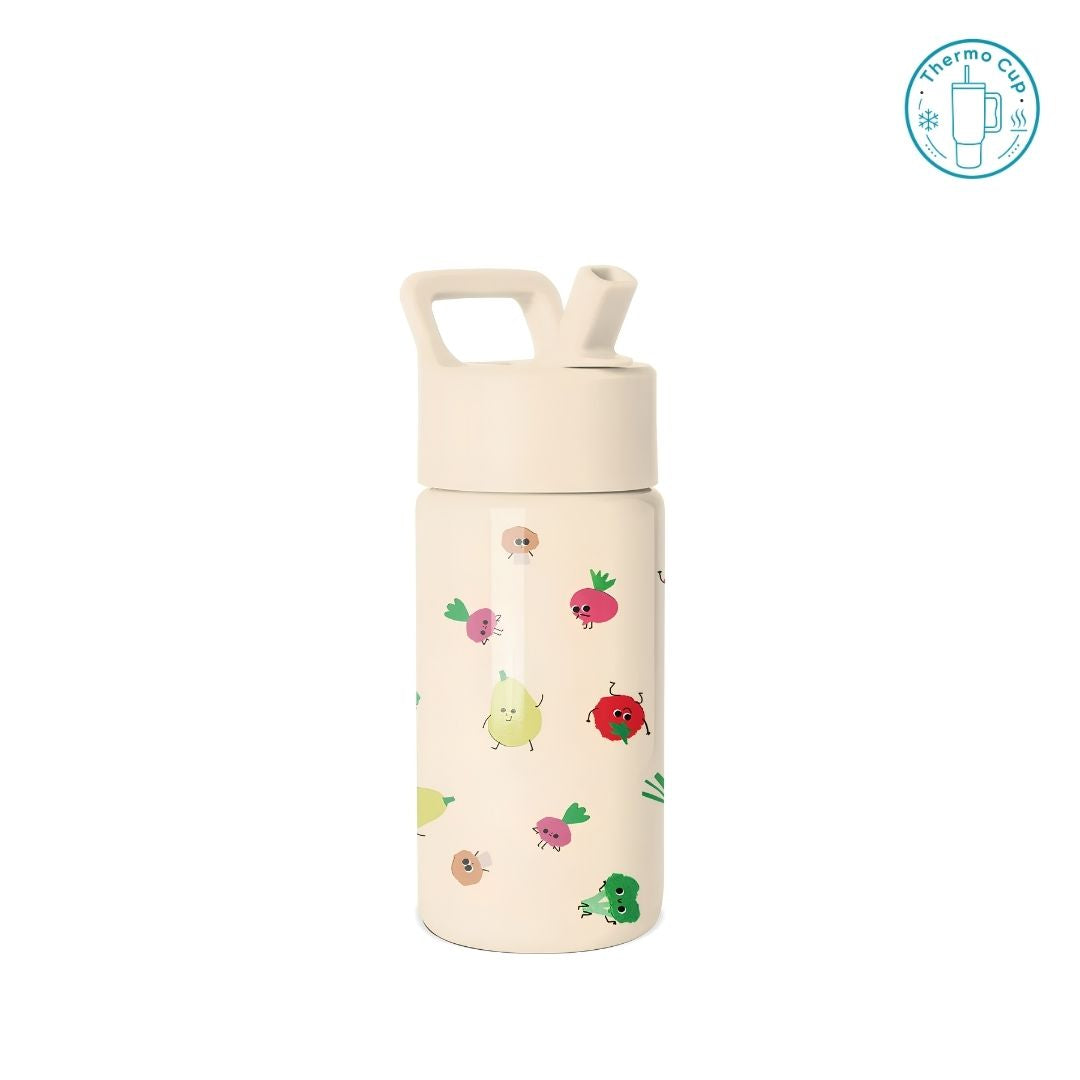 Ly giữ nhiệt cho trẻ em Miso Home họa tiết rau củ 400ml/500ml TE-MH-RC-400/TE-MH-RC-500