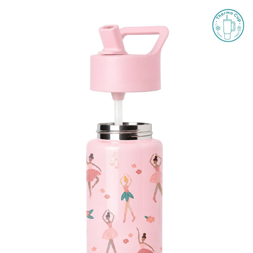 Ly giữ nhiệt cho trẻ em Miso Home họa tiết vũ công ballet 400ml/500ml TE-MH-BL-400/TE-MH-BL-500