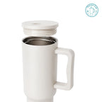 Ly giữ nhiệt có quai Summer Mood màu trắng kem 400ml/500ml CQ-SM-TK-400/CQ-SM-TK-500