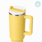 Ly giữ nhiệt có quai Zebra Wave màu vàng tươi 400ml/500ml CQ-ZW-VT-400/CQ-ZW-VT-500