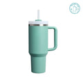 Ly giữ nhiệt có quai Zebra Wave màu xanh ngọc 400ml/500ml CQ-ZW-XN-400/CQ-ZW-XN-500