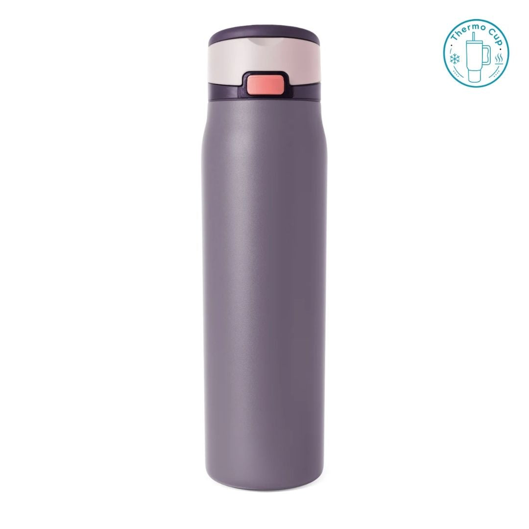 Ly giữ nhiệt nắp bật Sora Living màu tím khói 710ml/880ml NB-SL-TK-710/NB-SL-TK-880