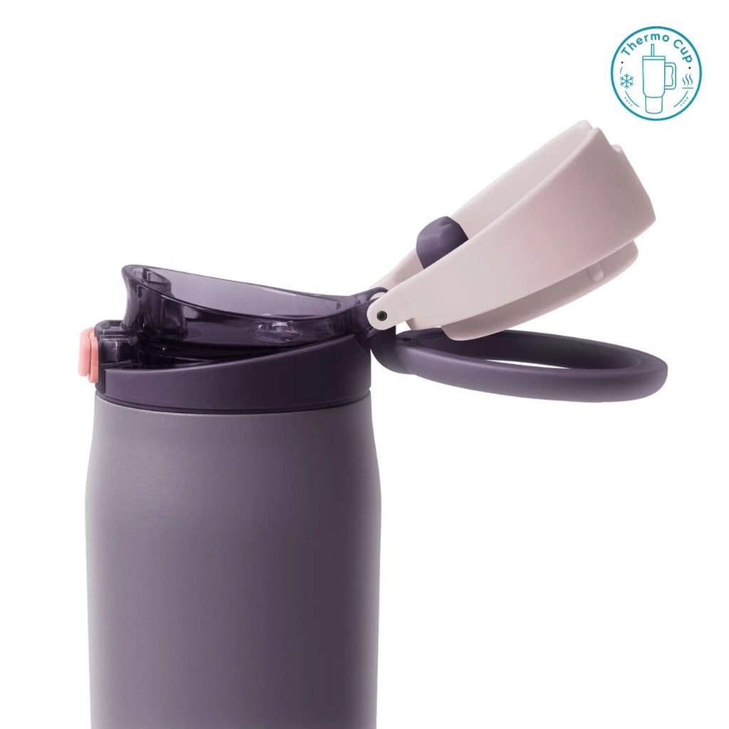 Ly giữ nhiệt nắp bật Sora Living màu tím khói 710ml/880ml NB-SL-TK-710/NB-SL-TK-880