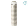 Ly giữ nhiệt nắp bật Summer Mood họa tiết caro be trắng 710ml/880ml NB-SM-CBT-710/NB-SM-CBT-880