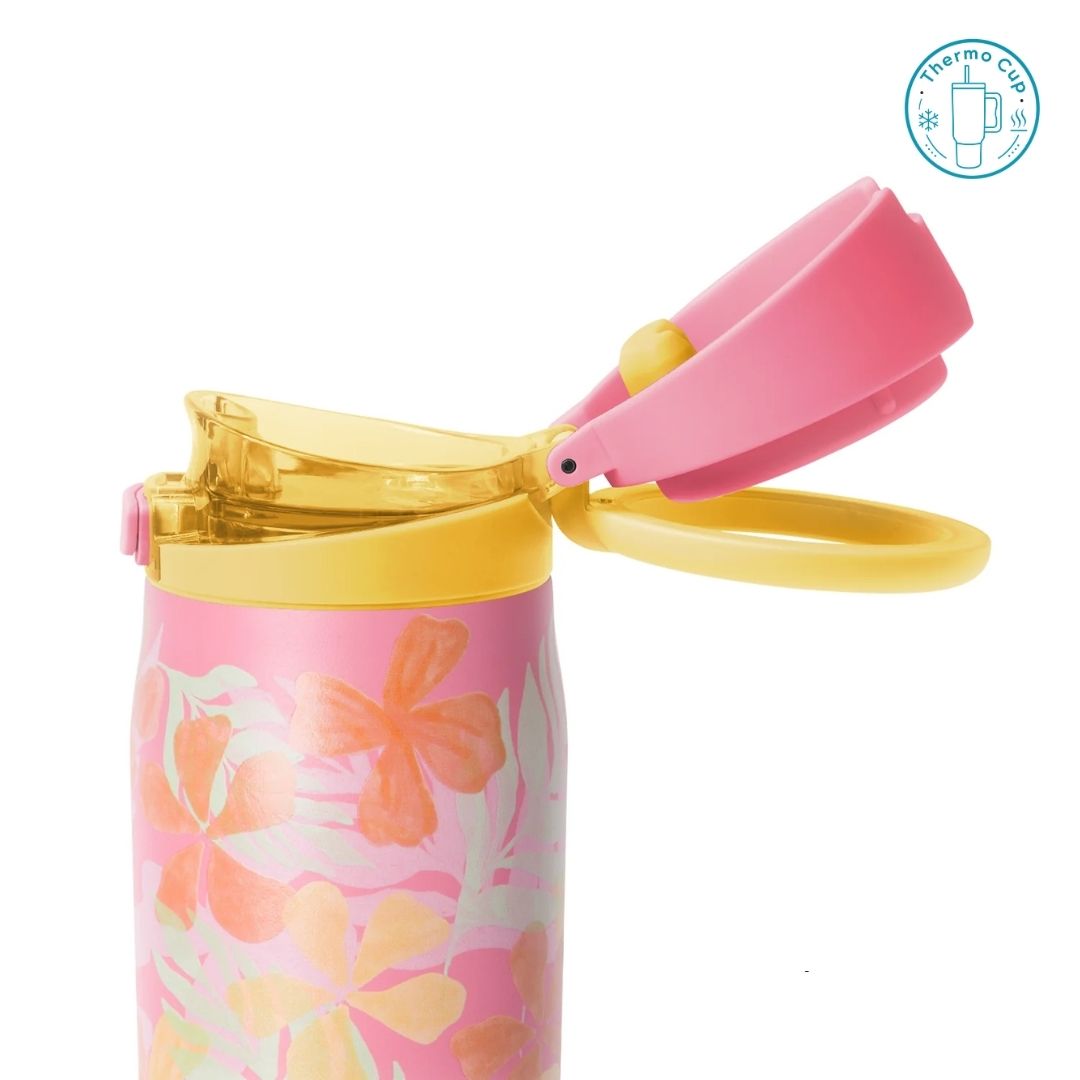 Ly giữ nhiệt nắp bật Summer Mood họa tiết mùa hè 710ml/880ml NB-SM-MHE-710/NB-SM-MHE-880