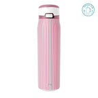 Ly giữ nhiệt nắp bật Summer Mood họa tiết sọc hồng trắng 710ml/880ml NB-SM-SHT-710/NB-SM-SHT-880