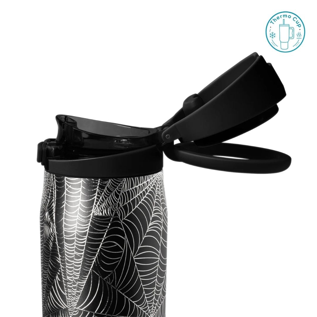 Ly giữ nhiệt nắp bật Summer Mood họa tiết tơ nhện 710ml/880ml NB-SM-TN-710/NB-SM-TN-880