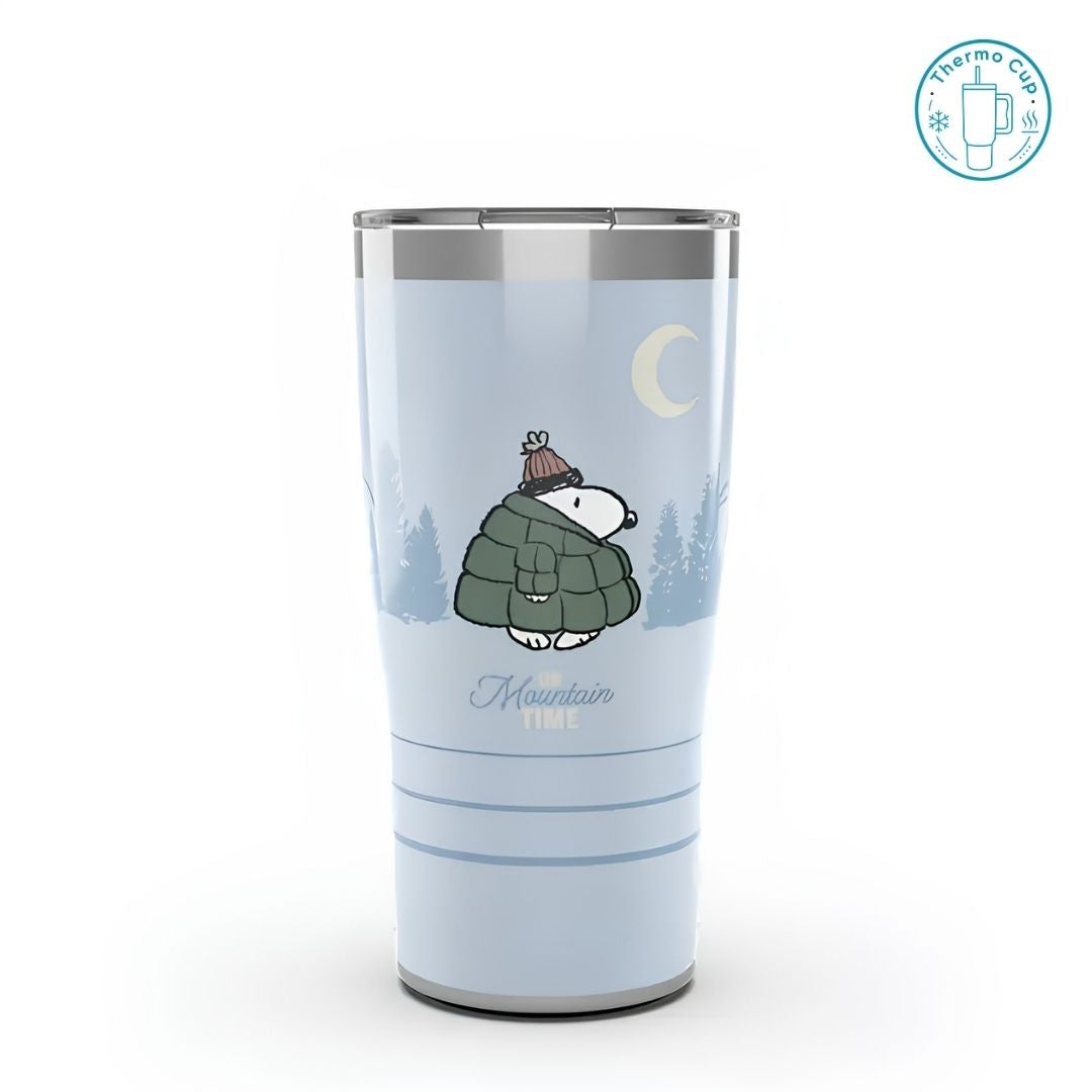 Ly giữ nhiệt vát eo Aura Flask họa tiết Snoopy ngủ dưới trăng 600ml/880ml VE-AF-SNDT-600/VE-AF-SNDT-880