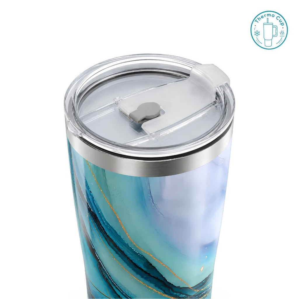 Ly giữ nhiệt vát eo Ice Lock họa tiết đại dương nhiệt đới 600ml/880ml VE-IL-DDND-600/VE-IL-DDND-880