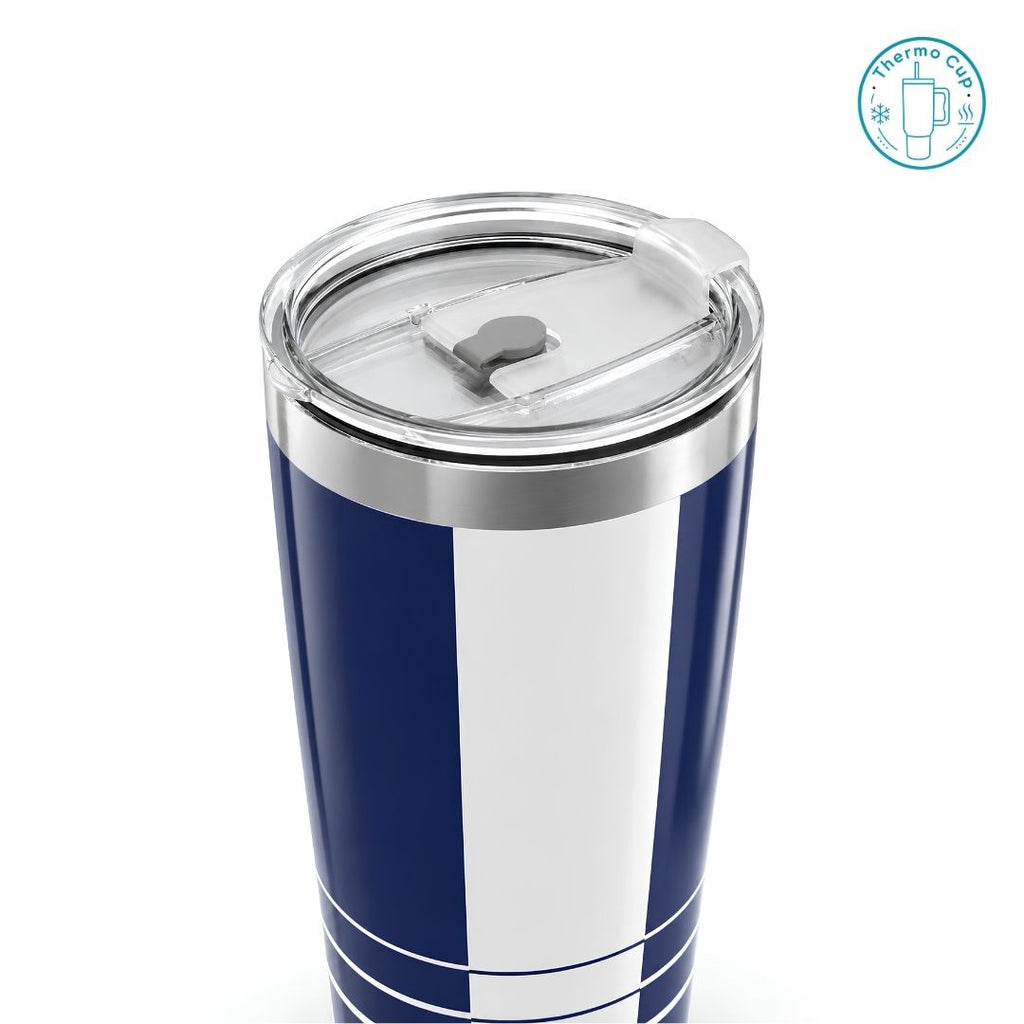 Ly giữ nhiệt vát eo Ice Lock họa tiết sọc xanh trắng 600ml/880ml VE-IL-SXT-600/VE-IL-SXT-880